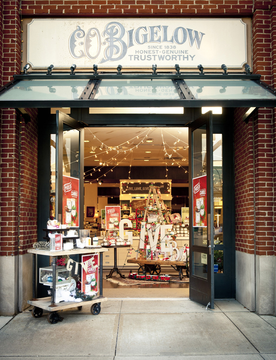 Props and Display for C.O. Bigelow & White Barn Candle Co. Abigail
